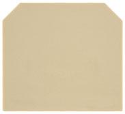 Weidmuller-0117960000 连接器配件 Connector Accessories End Plate Straight Polyamide 6/6 Beige