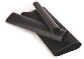 3M-EPS200-1-48"-BLACK-5 PCS Wärmeschrumpfende Produkte Heat Shrink Tubing ST Polyolefin Black Dual