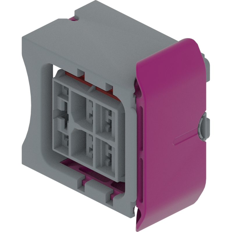 Delphi-13773530 Gaine de câblage de raccordement discret Conn Housing F 11 POS 3mm Crimp ST Cable Mount Gray