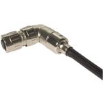 HARTING-21038814407 Steckverbinder, rund M12 Cable connector Angled Female D-coding Crimp termination LCP Contacts 4 Conductor cross-section 0.13 0.82 mm Rated current 4 A Zinc die-cast Screw locking Degree of protection IP65 / IP67 when mated
