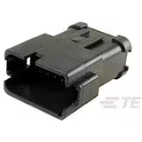 TE Connectivity-DT04-12PB-P030 Einzeladersteckverbinder, Gehäuse Conn Housing RCP 12 POS 9.12mm Crimp ST Cable Mount Black Package Automotive
