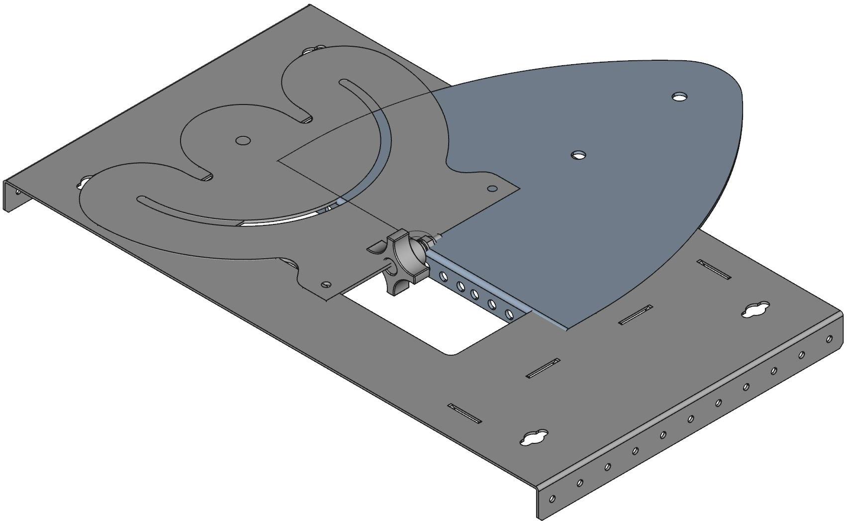 Hammond Manufacturing-HLPB196UBK Kästen, Gehäuse und Gestelle Pivoting Wall Mount Rack HLPB Series