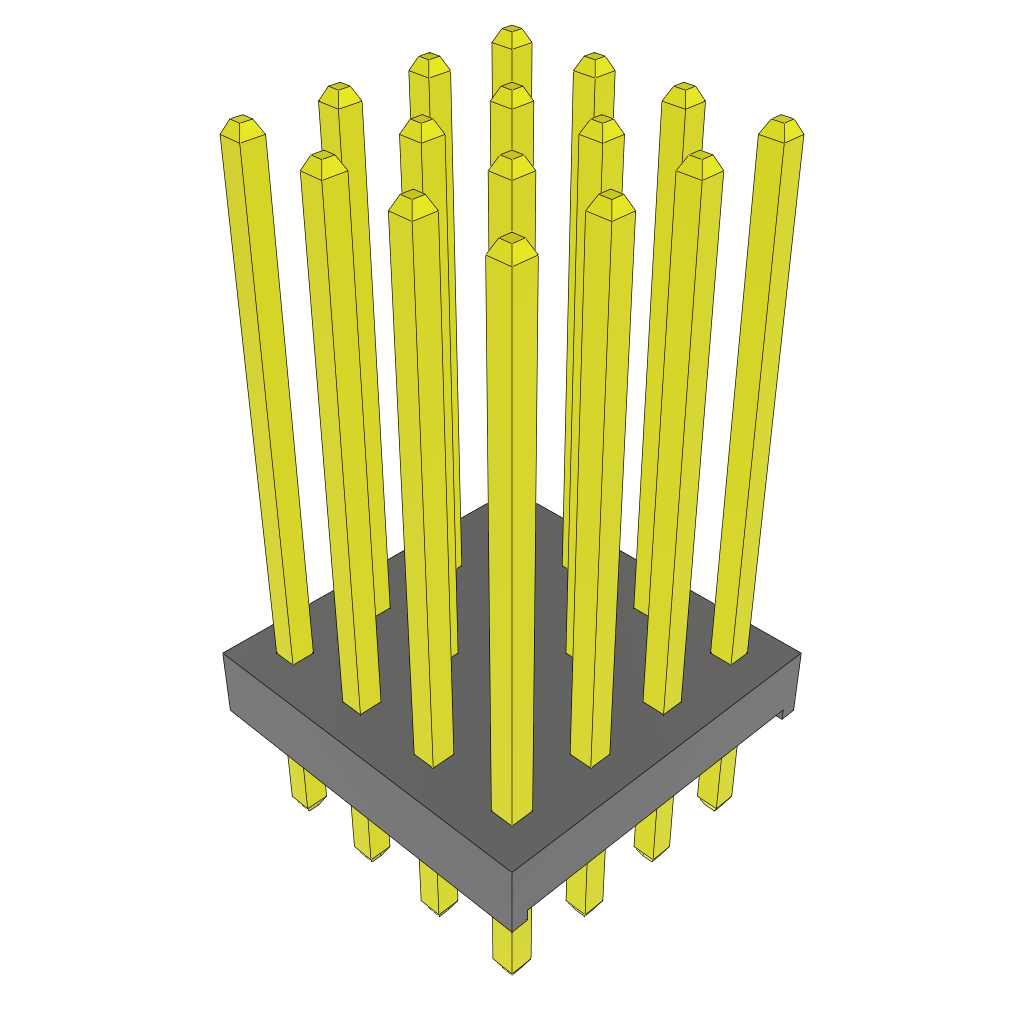 Samtec-MTMM-104-11-G-Q-430 Cabezales del conector y receptáculos PCB Conn Unshrouded Header HDR 16 POS 2mm Solder ST Top Entry Thru-Hole Bulk