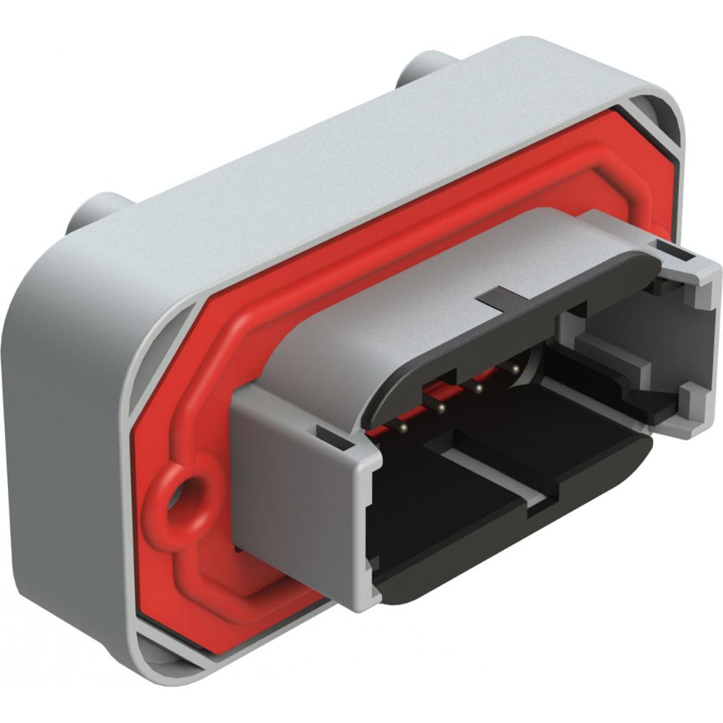 Amphenol-ATM15-12PB-BM03 Cabezales del conector y receptáculos PCB Conn Wire to Board HDR 12 POS 4.2mm Solder ST Top Entry Thru-Hole Tray