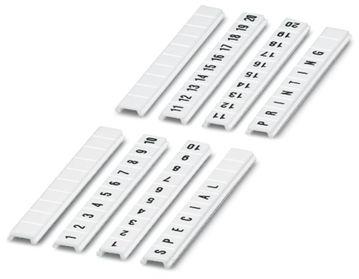 PHOENIX CONTACT-0808697:0011 Steckverbinderzubehör Connector Accessories Zack Marker Strip Straight White