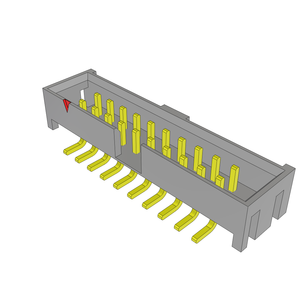 Samtec-STMM-110-01-S-D-SM Steckverbinderleisten und Leiterplattenbuchsen Conn Shrouded Header HDR 20 POS 2mm Solder ST SMD Tube