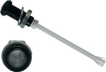 Bivar-RHD-2140-F9PZ67PR LED-Lichtleiter LED Light Pipe Round Vertical Fresnel Clear Rigid Bag