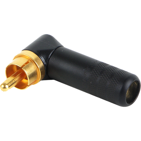 Switchcraft-3502RABAU Raccordement audio et vidéo Conn Phono Plug M 2 POS Solder RA Cable Mount 2 Terminal 1 Port
