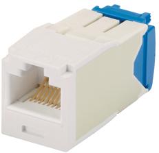 Panduit-CJ6X88TGEI-24 Raccordement téléphone et télécom Conn RJ-45 F 8 POS Crimp ST Cable Mount 8 Terminal 1 Port Cat 6a