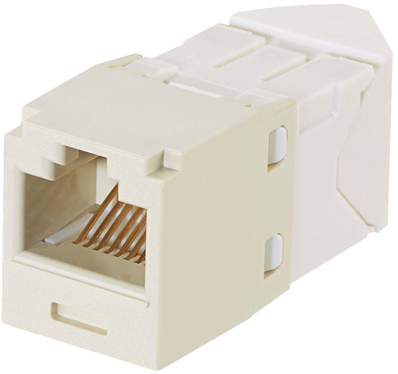 Panduit-CJLR688TGEI-24 Connector Telephone and Telecom Conn Modular Jack RCP 8 POS Cable Mount 8 Terminal 1 Port Cat 6 Bulk