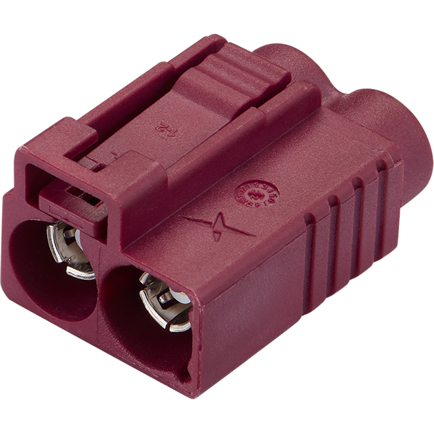 taoglas-FKDMZG RF-Steckverbinder Dual FAKRA Code Z Beige Plug