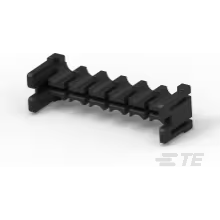 TE Connectivity-1871822-1 Connector Accessories Connector Accessories Double Lock Plate Straight Glass Filled Nylon 6/6 Black Bag