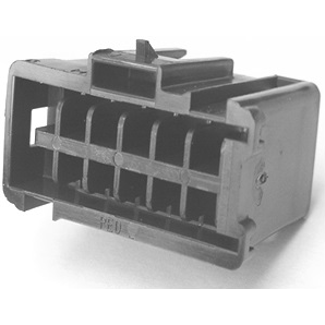 Delphi-15305288 Einzeladersteckverbinder, Gehäuse Conn Housing RCP 12 POS Crimp ST Cable Mount Black