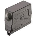 Hood 90° 24HPR Shell Size Powder Die Cast Aluminum Screw Lock