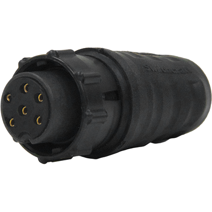 Switchcraft-EN3C6FX Conector circular Conn Circular SKT 6 POS Solder Cup ST Cable Mount 6 Terminal 1 Port Bulk