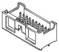 Molex-0559172616 Steckverbinderleisten und Leiterplattenbuchsen Conn Shrouded Header (4 Sides) HDR 26 POS 2mm Solder ST Thru-Hole MicroClasp Tray