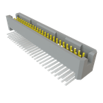Conn Shrouded Header (4 Sides) HDR 50 POS 1.27mm Solder RA Side Entry Thru-Hole TIGER EYE™ Tube