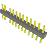 Conn Unshrouded Header HDR 13 POS 2mm Solder RA Side Entry SMD Tube