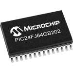Secure MCU 16bit PIC24 PIC RISC 64KB Flash 3.3V 28-Pin SOIC W Tube