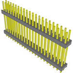 Conn Board Stacker HDR 42 POS 2.54mm Solder ST Top Entry Thru-Hole Bulk