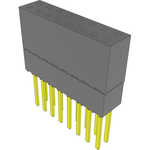 Conn Elevated Socket SKT 16 POS 2.54mm Solder ST Top Entry Thru-Hole Tube