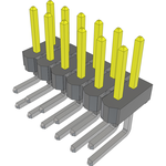 Conn Unshrouded Header HDR 12 POS 2.54mm Solder RA Side Entry Thru-Hole Bulk