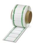 PHOENIX CONTACT-0800371 Wärmeschrumpfende Produkte Shrink sleeve, Roll, white, can be labeled with: THERMOMARK ROLL MASTER 300/600, THERMOMARKX1.2, THERMOMARK ROLL X1, THERMOMARK ROLL 2.0, THERMOMARK ROLL: without print, perforated,mounting type: slide on