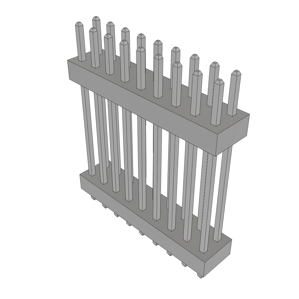 Samtec-TW-09-08-T-D-620-065 Steckverbinderleisten und Leiterplattenbuchsen Conn Board Stacker HDR 18 POS 2mm Solder ST Top Entry Thru-Hole Bulk