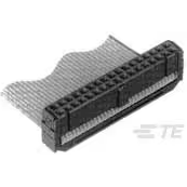 TE Connectivity-1658528-2 Steckverbinderleisten und Leiterplattenbuchsen Conn IDC Connector F 10 POS 2.54mm IDT RA Cable Mount Tray