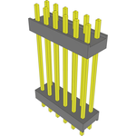 Conn Board Stacker HDR 12 POS 2.54mm Solder ST Top Entry Thru-Hole Bulk