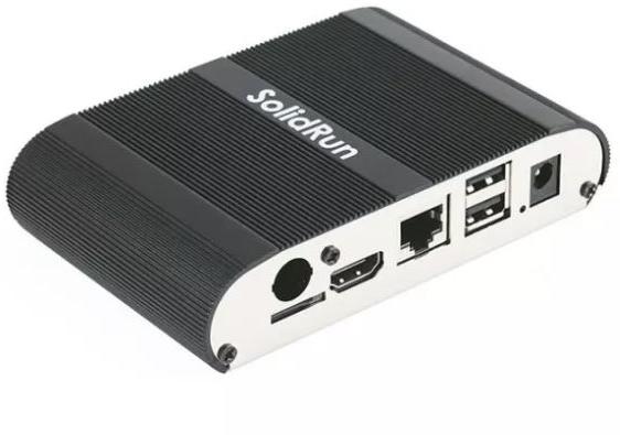 SolidRun Ltd-ENC001E  Aluminum HummingBoard-Edge/Gate Enclosure