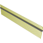 Conn Unshrouded Header HDR 48 POS 2.54mm Solder ST Top Entry Thru-Hole Bulk
