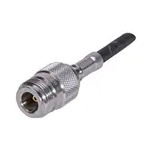 Conn Type N 0Hz to 1.5GHz 75Ohm Crimp ST Cable Mount RCP Gold Over Nickel Single