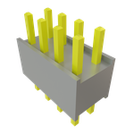 Conn Board Stacker HDR 8 POS 2.54mm Solder ST Top Entry Thru-Hole Bulk