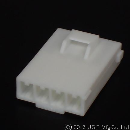 JST Manufacturing-SLR-04VF Einzeladersteckverbinder, Gehäuse Conn Housing RCP 4 POS 3.96mm Crimp ST Cable Mount Bag