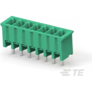 TE Connectivity-284514-7 Connector Headers and PCB Receptacles Conn Shrouded Header (4 Sides) HDR 7 POS 3.5mm Solder ST Top Entry Thru-Hole Carton