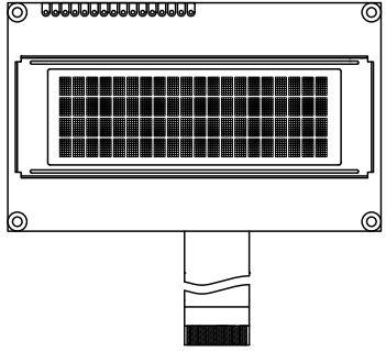 Vishay-OLED-020N004B-GPP5N00000 Modules OLED 20X4 Character Display OLED