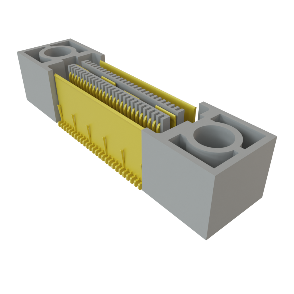 Samtec-QFSS-026-04.25-H-D-A-GP 连接器插头及 PCB 插座 Conn High Speed Socket Strip SKT 40Signal/12Ground POS 0.635mm Solder ST SMD Tray