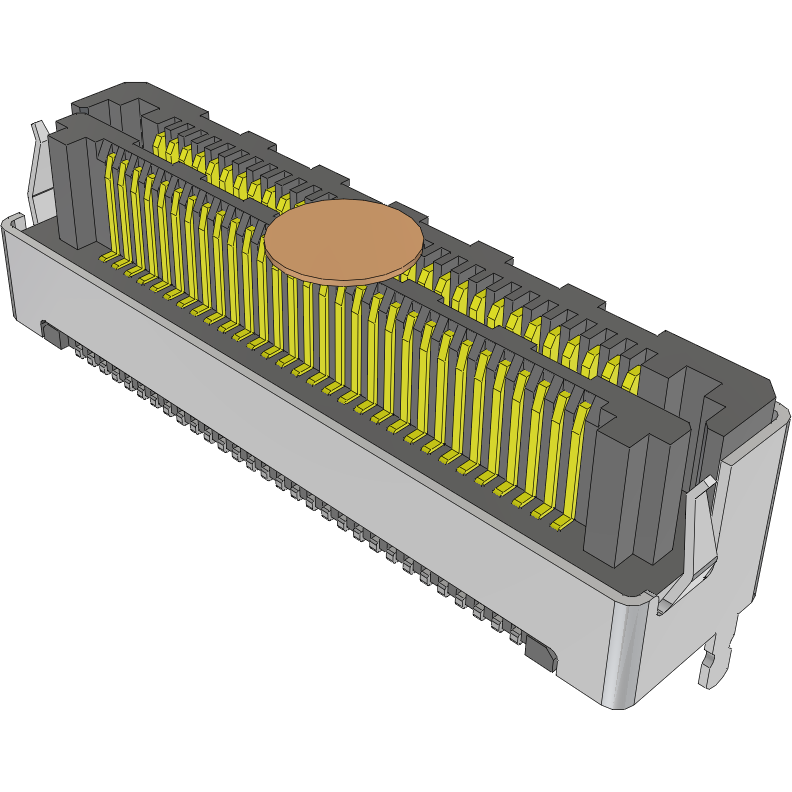 Samtec-LSHM-130-04.0-L-DV-A-S-K-FR Embases de raccordement et réceptacles PCB Conn Socket and Terminal Strip HDR/SKT 60 POS 0.5mm Solder ST SMD T/R