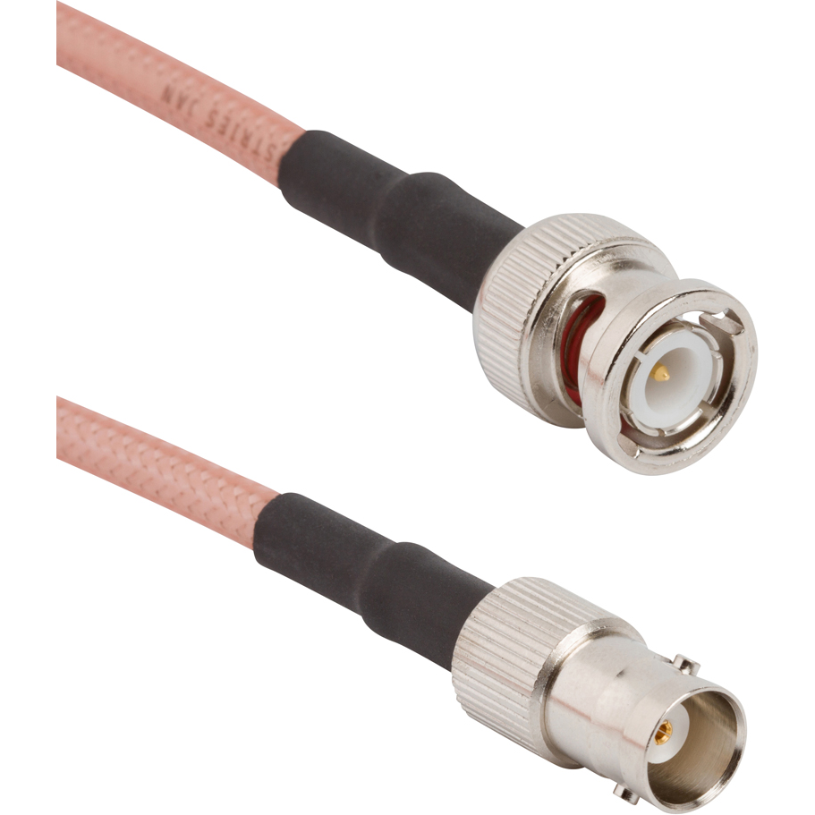 Amphenol RF-095-850-267M100 同轴电缆组件 Cable Assembly Coaxial 1m BNC to BNC F-PL Bag