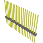 Conn Unshrouded Header HDR 20 POS 2.54mm Solder ST Top Entry Thru-Hole Bulk