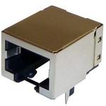 Conn Modular Jack F 8 POS 2.54mm Solder RA Thru-Hole 8 Terminal 1 Port Tray