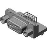 D02-M15SAG-23L9E_D-Sub/VGA连接器
