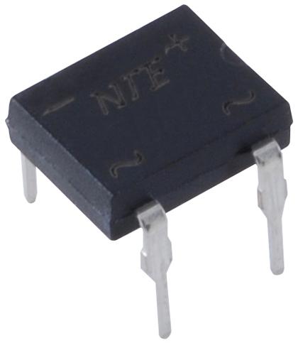 NTE Electronics-NTE5332 Bridge Rectifiers Rectifier Bridge Diode Single 600V 1A 4-Pin PDIP