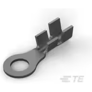 TE Connectivity-640007-1 Connector Terminals Ring Tongue Terminal 14-16AWG Brass 22.17mm Bright Tin Reel/Strip