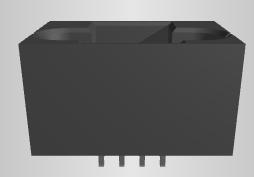 Amphenol Communications Solutions-10106136-2000002LF Steckverbinderleisten und Leiterplattenbuchsen Conn Wire to Board HDR 2Power POS 5.08mm Solder ST Top Entry Thru-Hole PwrBlade+® Tray