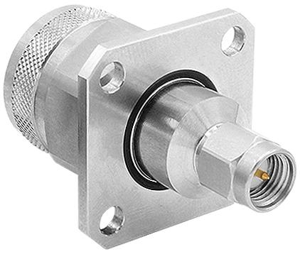 Bulgin Components PLC-RFAA4SMAPNP RF-Steckverbinder SMA Adapter Series Flange Mount