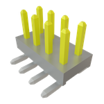 Conn Unshrouded Header HDR 8 POS 2mm Solder ST Top Entry SMD Tube
