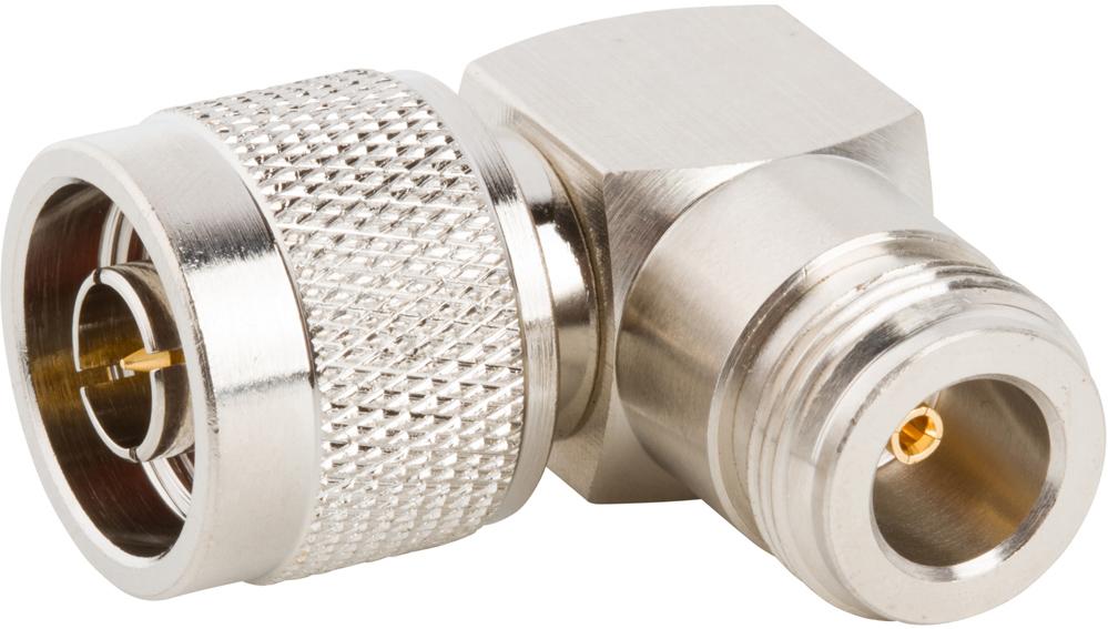 Amphenol RF-082-64-RFX RF-Steckverbinder Conn Type N Adapter 0Hz to 11GHz 50Ohm RA PL/F Gold