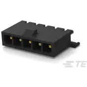 TE Connectivity-2-1445084-5 Connector Headers and PCB Receptacles Conn Shrouded Header (4 Sides) HDR 5 POS 3mm Solder ST Thru-Hole Tray